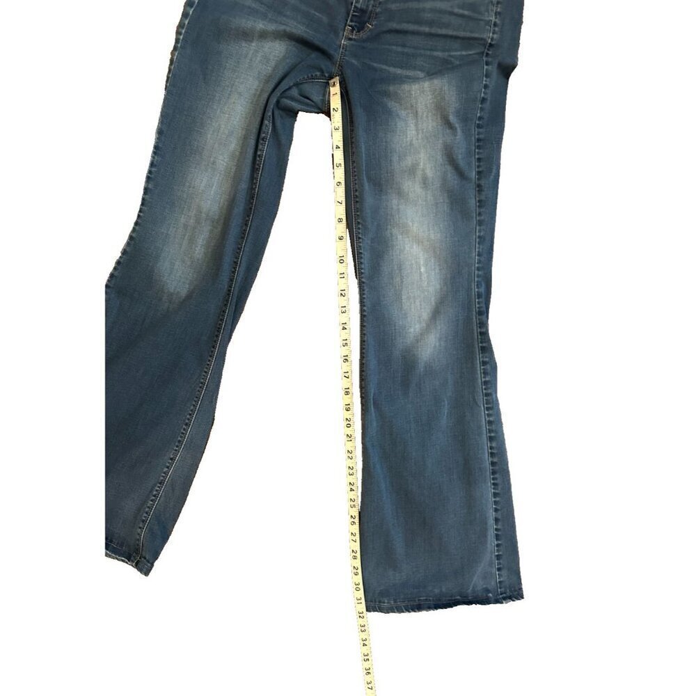 White House Black Market Womens Countour Flare Leg Denim Jean Size 8L Mid Rise - Picture 4 of 6